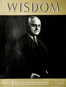 Felix Frankfurter
Wisdom Magazine
Volume 3 Number 28 January 1959