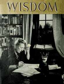 Pearl S. Buck
Wisdom Magazine
Volume 3 Number 29 May 1959
Back cover
