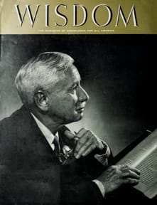 Will Durant
Wisdom Magazine
Volume 2 Number 8 1957
Back cover