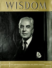 Arnold Toynbee Wisdom Magazine September 1958