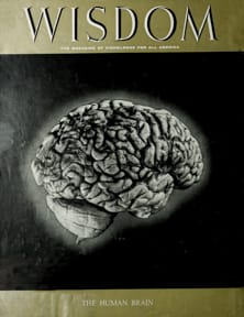 Jung, Adler, Freud
Wisdom Magazine
Volume 2 Number 5 May 1957
Back cover