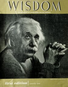 Albert Einstein - Wisdom Magazine, January 1956