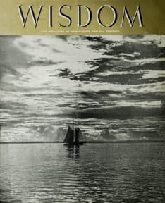 Albert Schweitzer
Wisdom Magazine
Volume 1 Number 2 February 1956
Back Cover