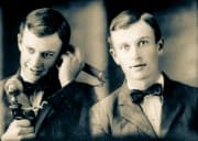 Man on telephone 1920's