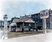 A 1930 service station