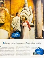 Vintage Pan AM travel Advertisement