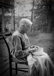Portrait of old woman