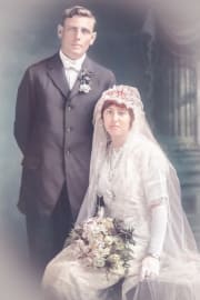 Vintage Wedding Photo