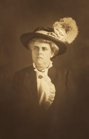 Women posing in hats