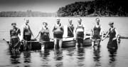 Group posing in swimsuits 1920's